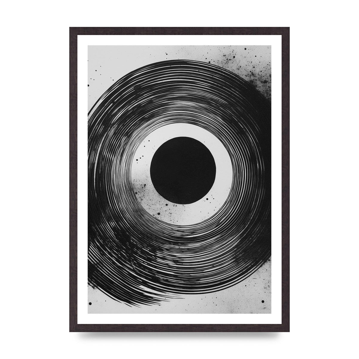 Mesmerizing Black and White Textured Risograph