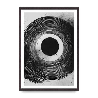 Mesmerizing Black and White Textured Risograph