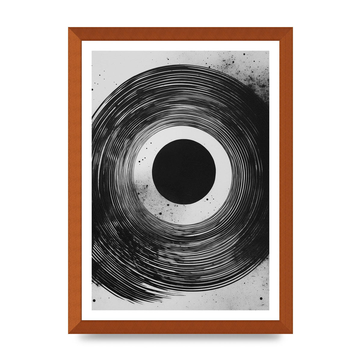 Mesmerizing Black and White Textured Risograph