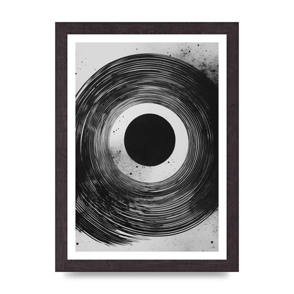 Mesmerizing Black and White Textured Risograph