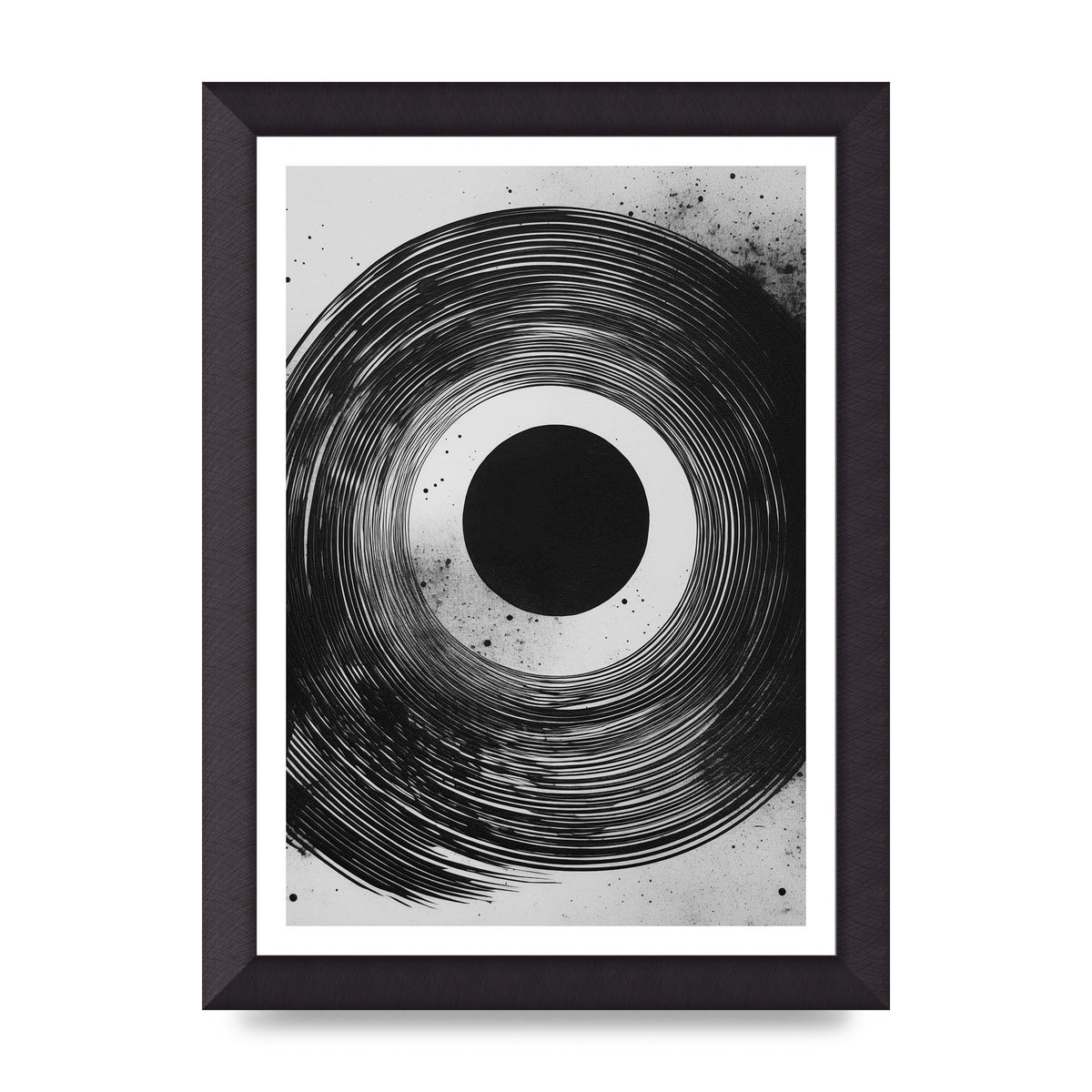 Mesmerizing Black and White Textured Risograph