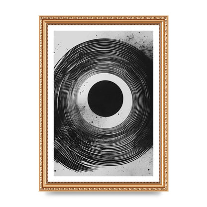 Mesmerizing Black and White Textured Risograph