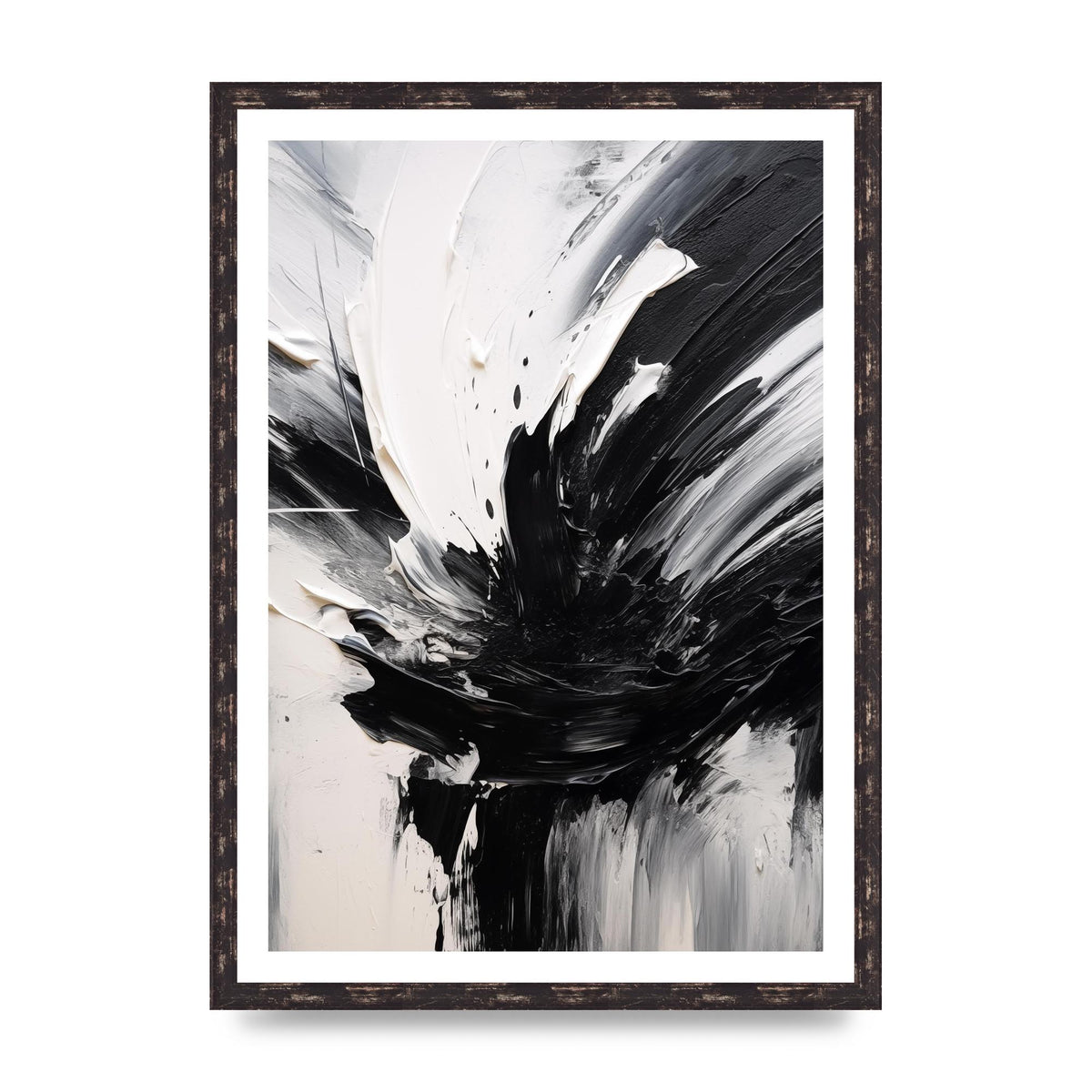 Captivating Bold Monochromatic Abstract