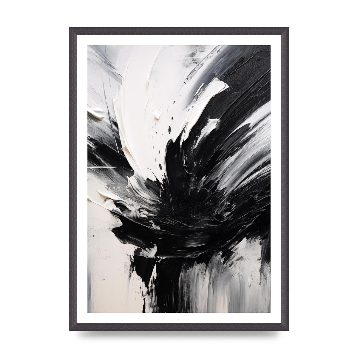 Captivating Bold Monochromatic Abstract