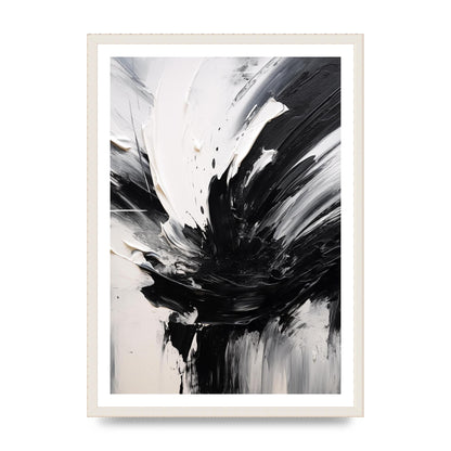 Captivating Bold Monochromatic Abstract