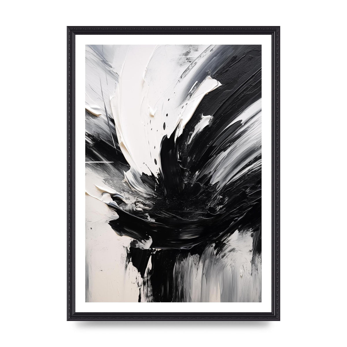 Captivating Bold Monochromatic Abstract