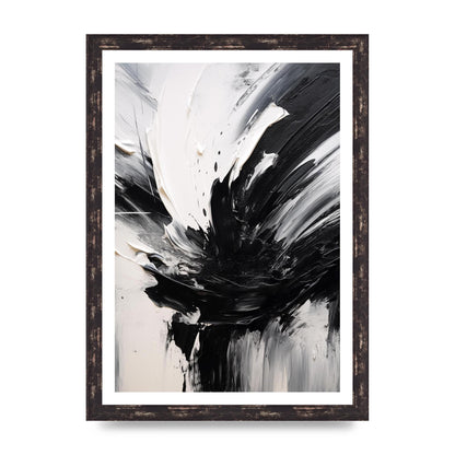 Captivating Bold Monochromatic Abstract