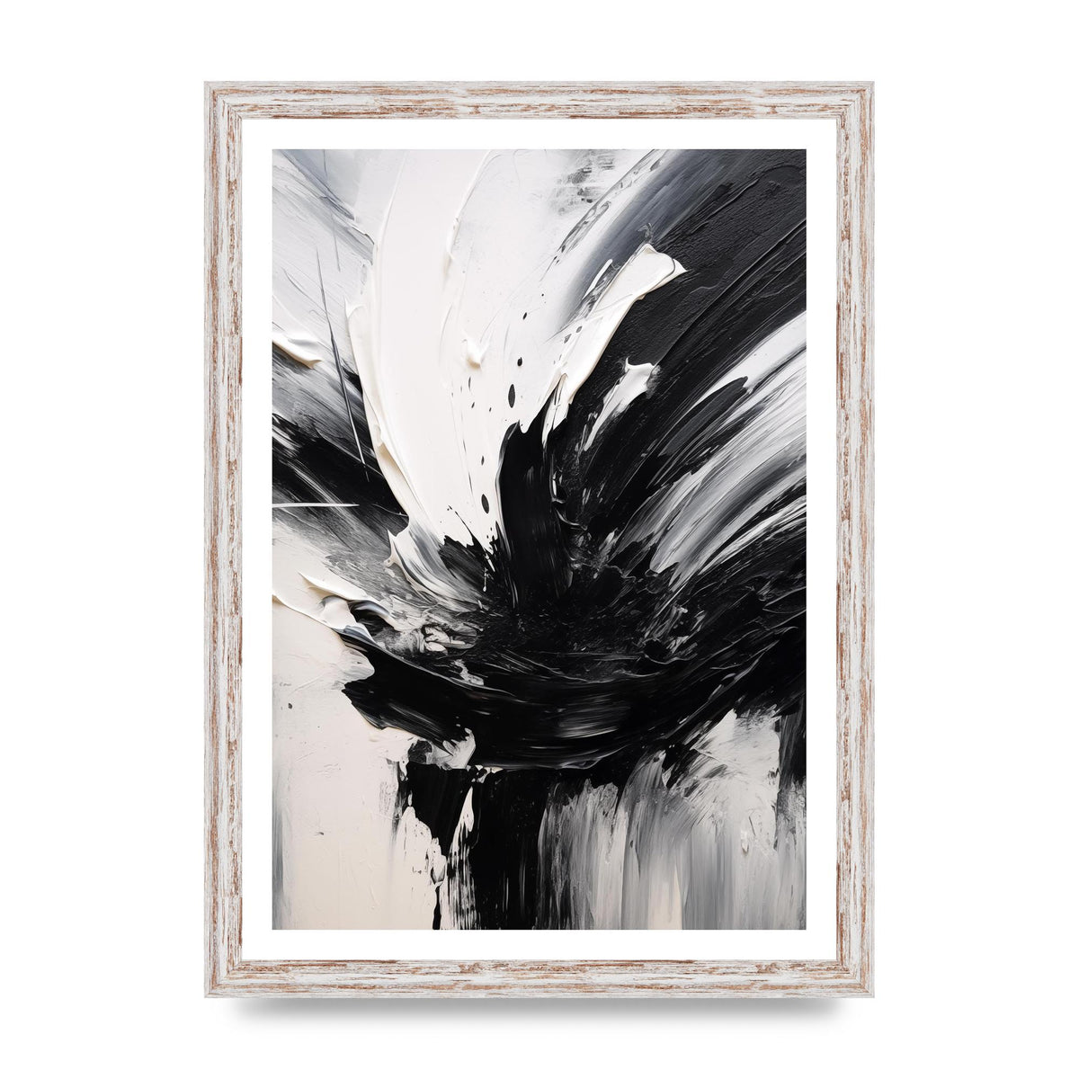 Captivating Bold Monochromatic Abstract