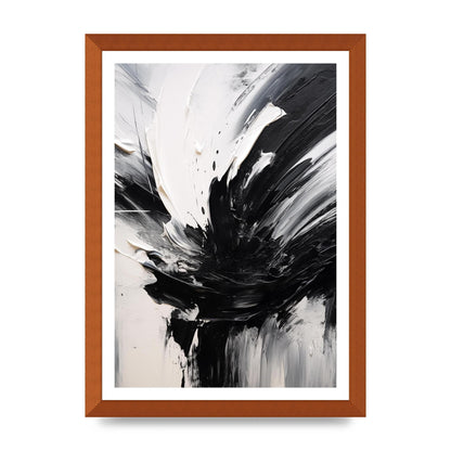 Captivating Bold Monochromatic Abstract