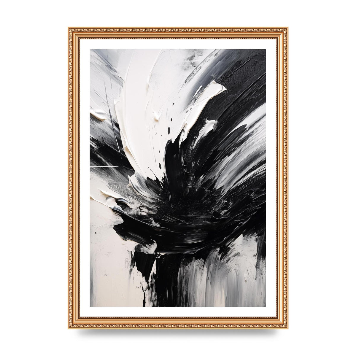 Captivating Bold Monochromatic Abstract