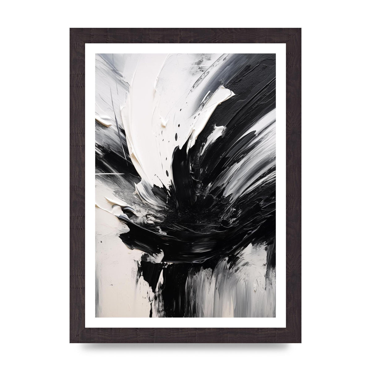 Captivating Bold Monochromatic Abstract