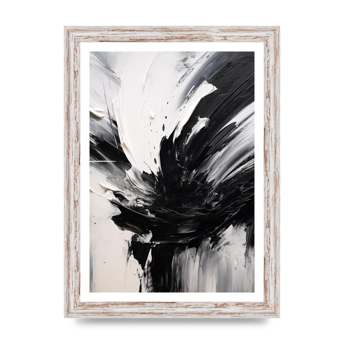 Captivating Bold Monochromatic Abstract