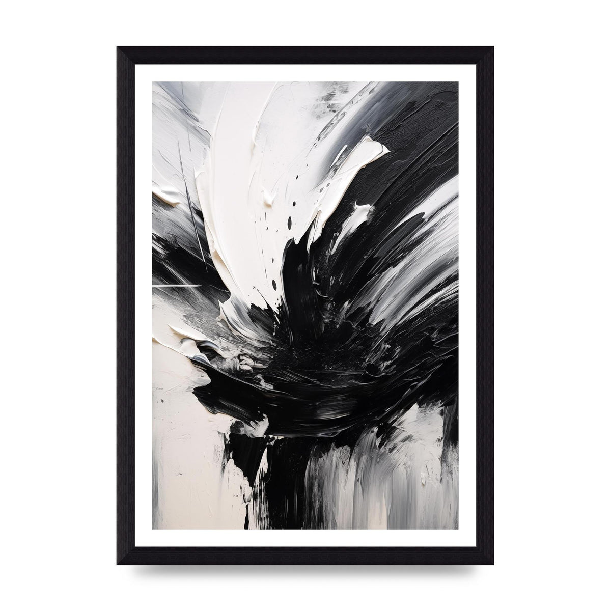 Captivating Bold Monochromatic Abstract