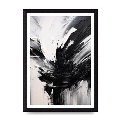 Captivating Bold Monochromatic Abstract