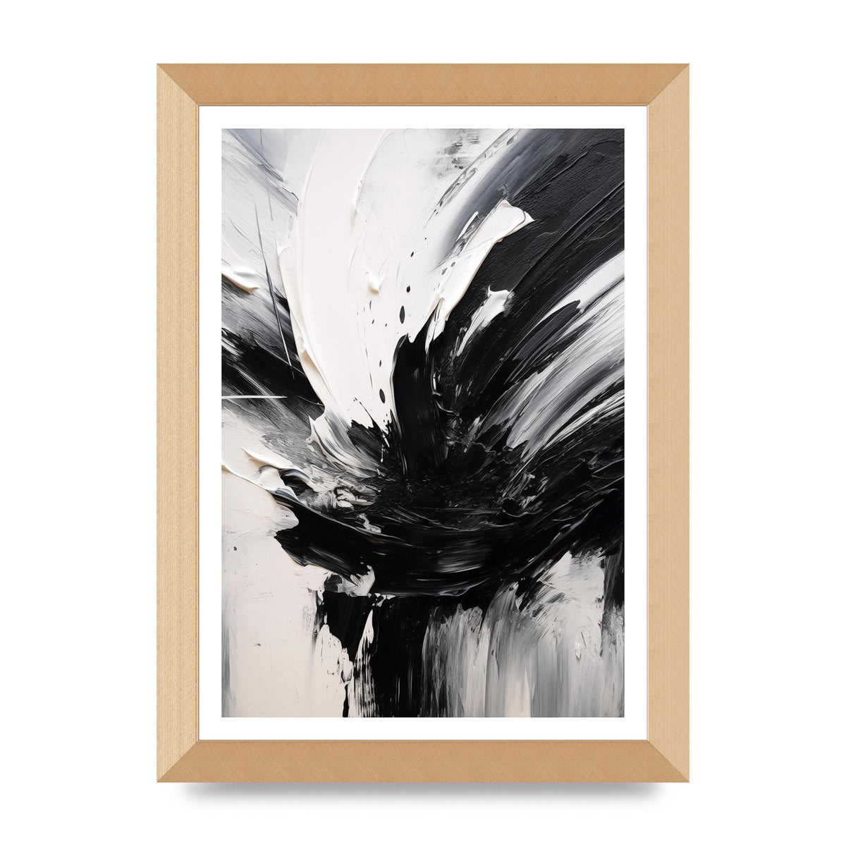 Captivating Bold Monochromatic Abstract