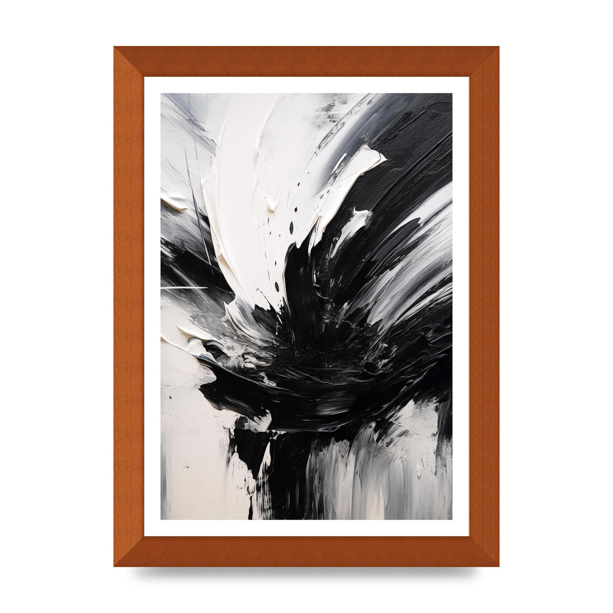 Captivating Bold Monochromatic Abstract