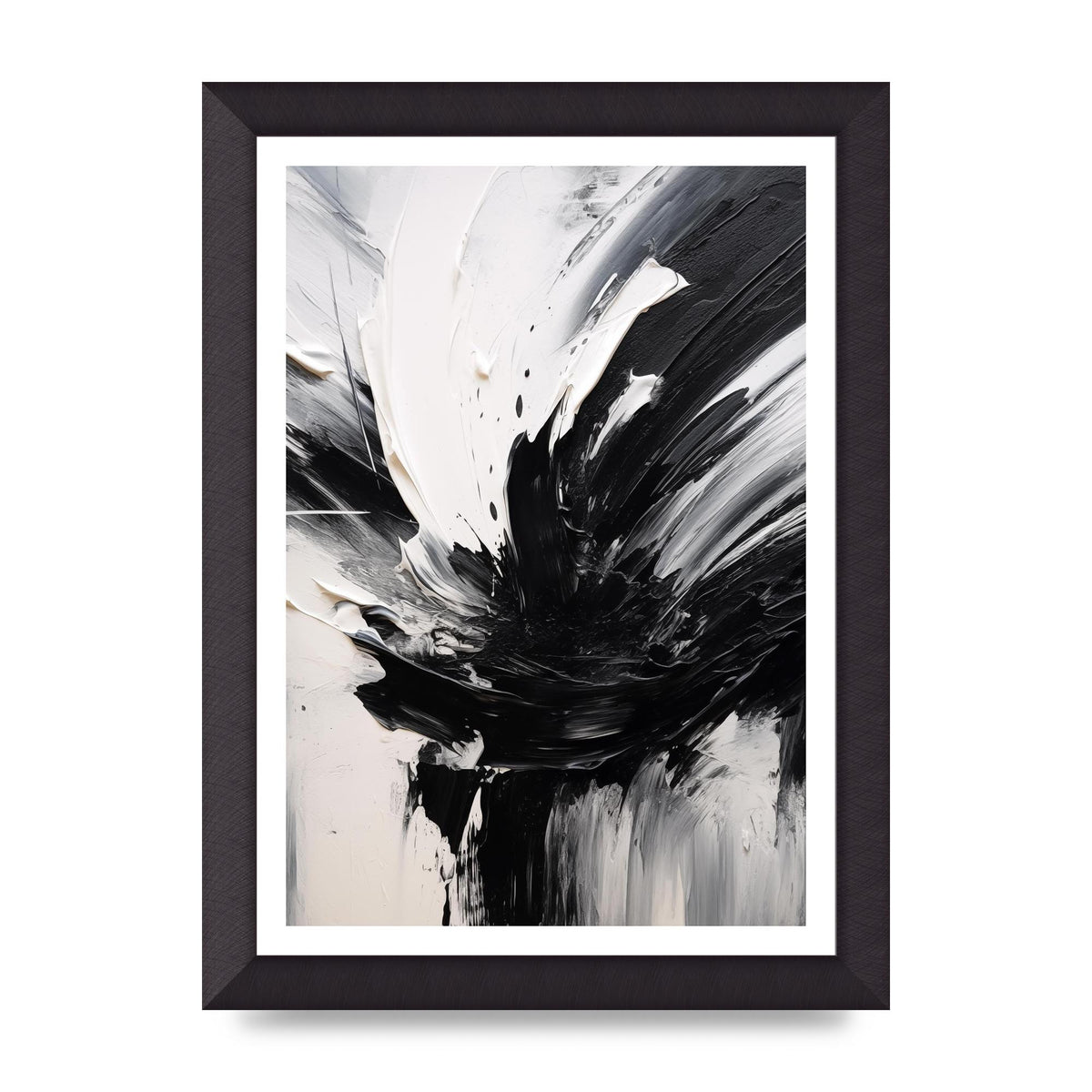 Captivating Bold Monochromatic Abstract
