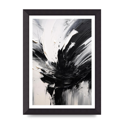 Captivating Bold Monochromatic Abstract