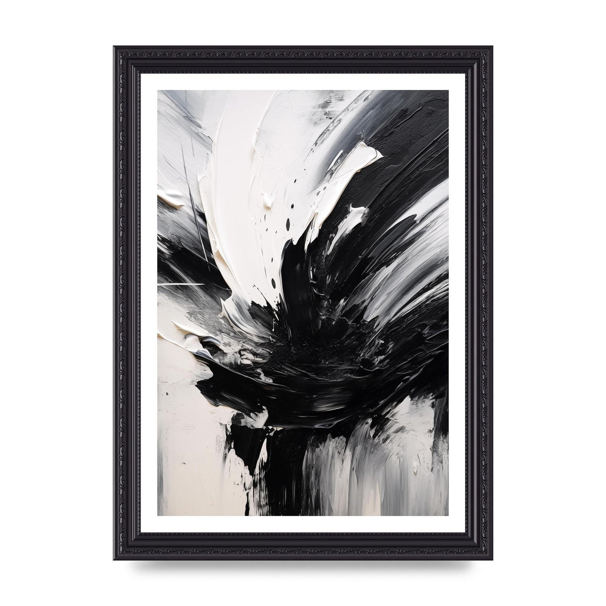 Captivating Bold Monochromatic Abstract