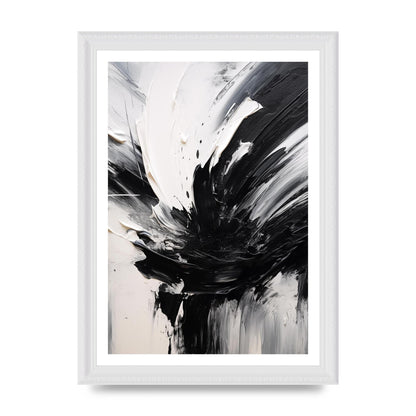 Captivating Bold Monochromatic Abstract