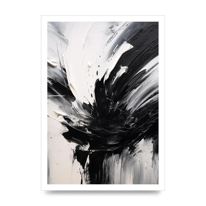 Captivating Bold Monochromatic Abstract