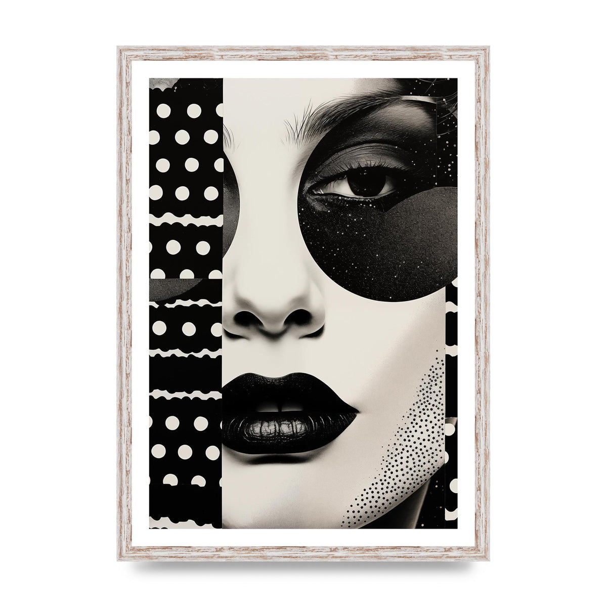 Diverse Textured Black and White Masterpiece