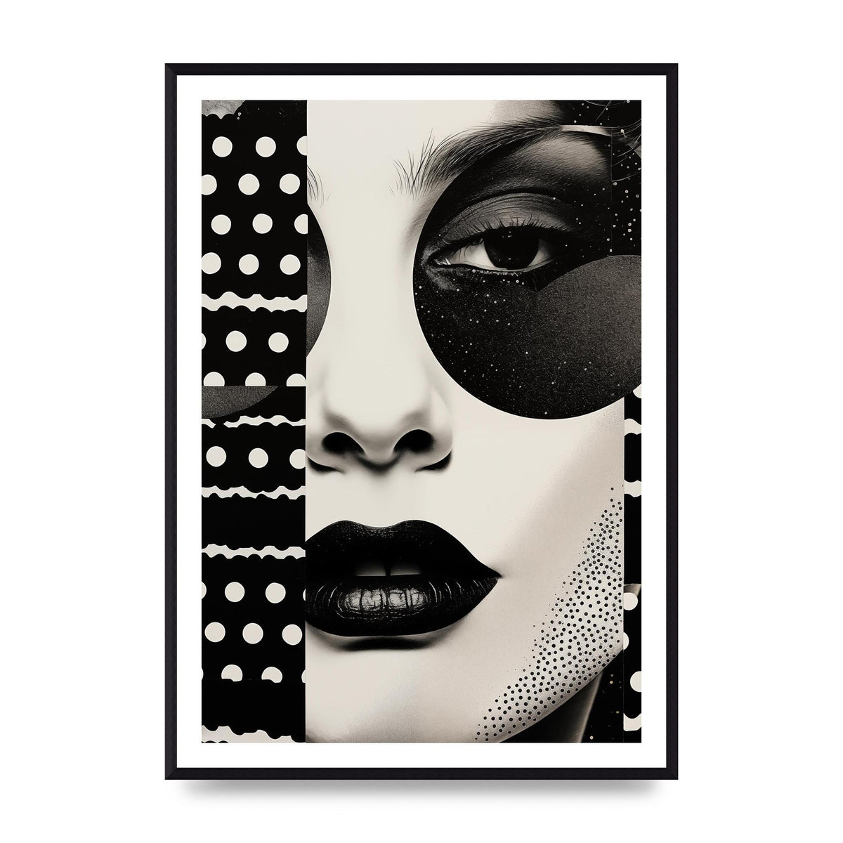 Diverse Textured Black and White Masterpiece