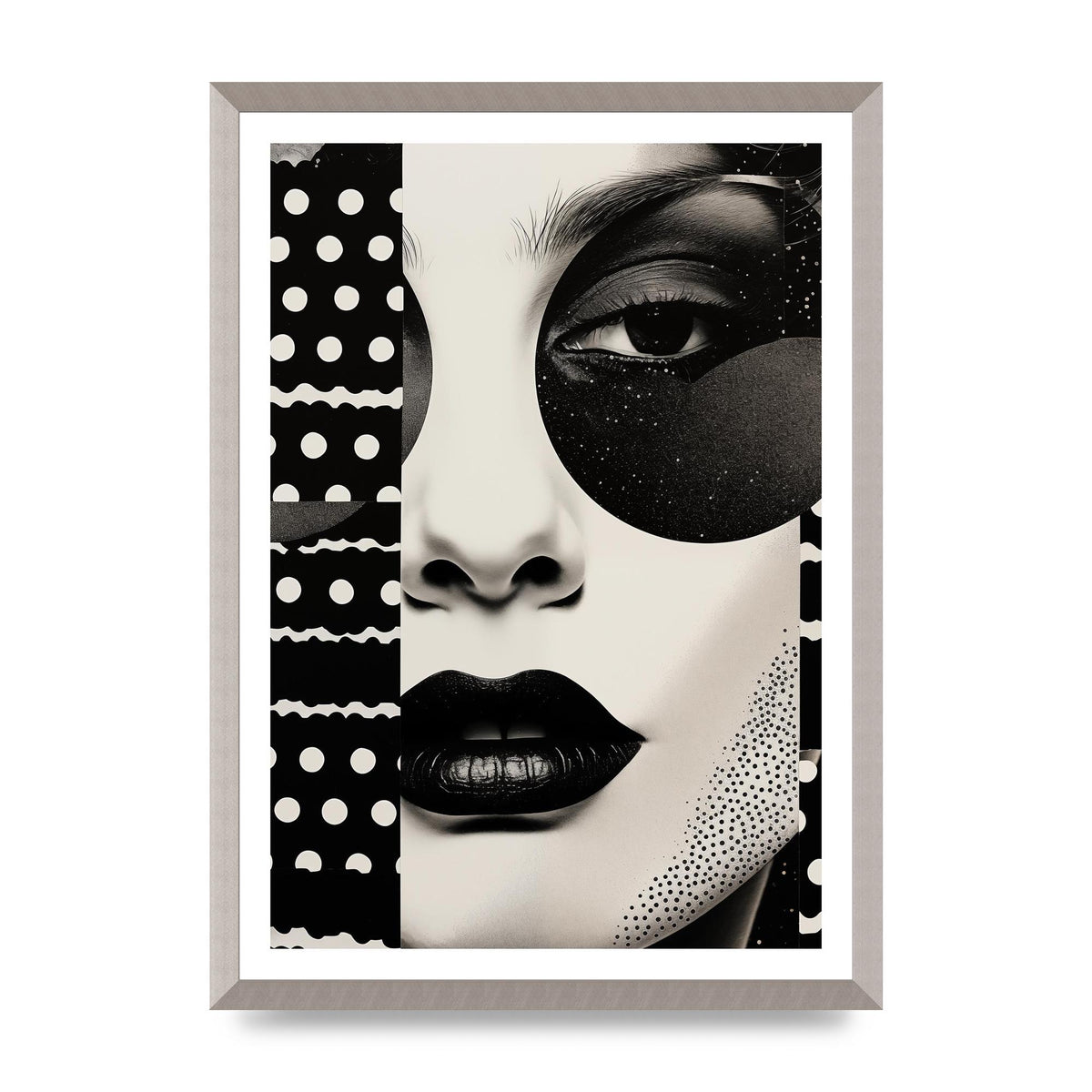 Diverse Textured Black and White Masterpiece