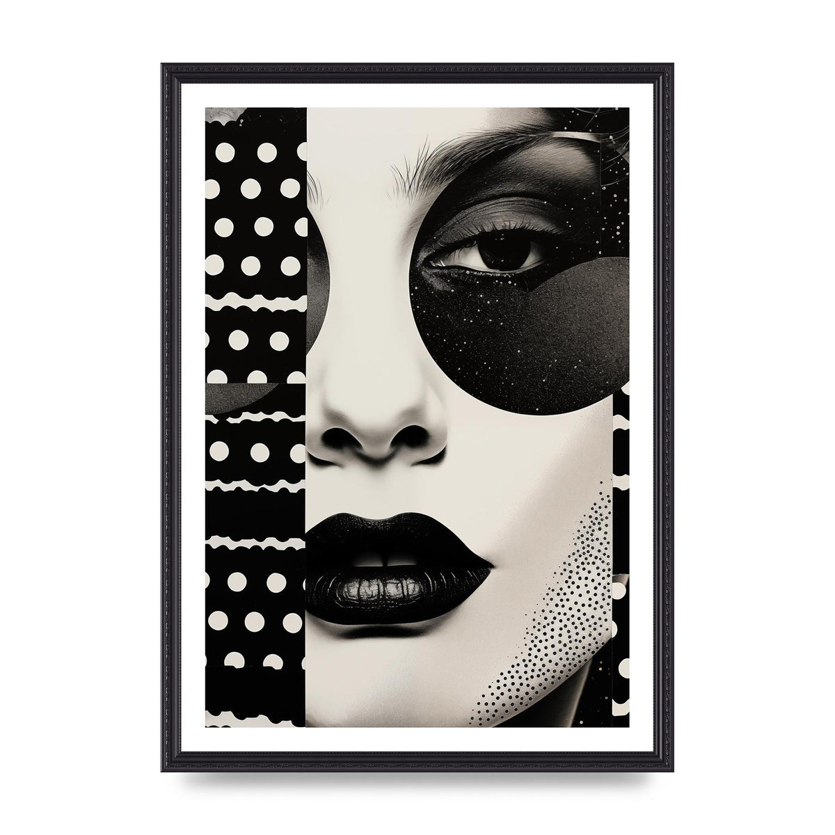Diverse Textured Black and White Masterpiece
