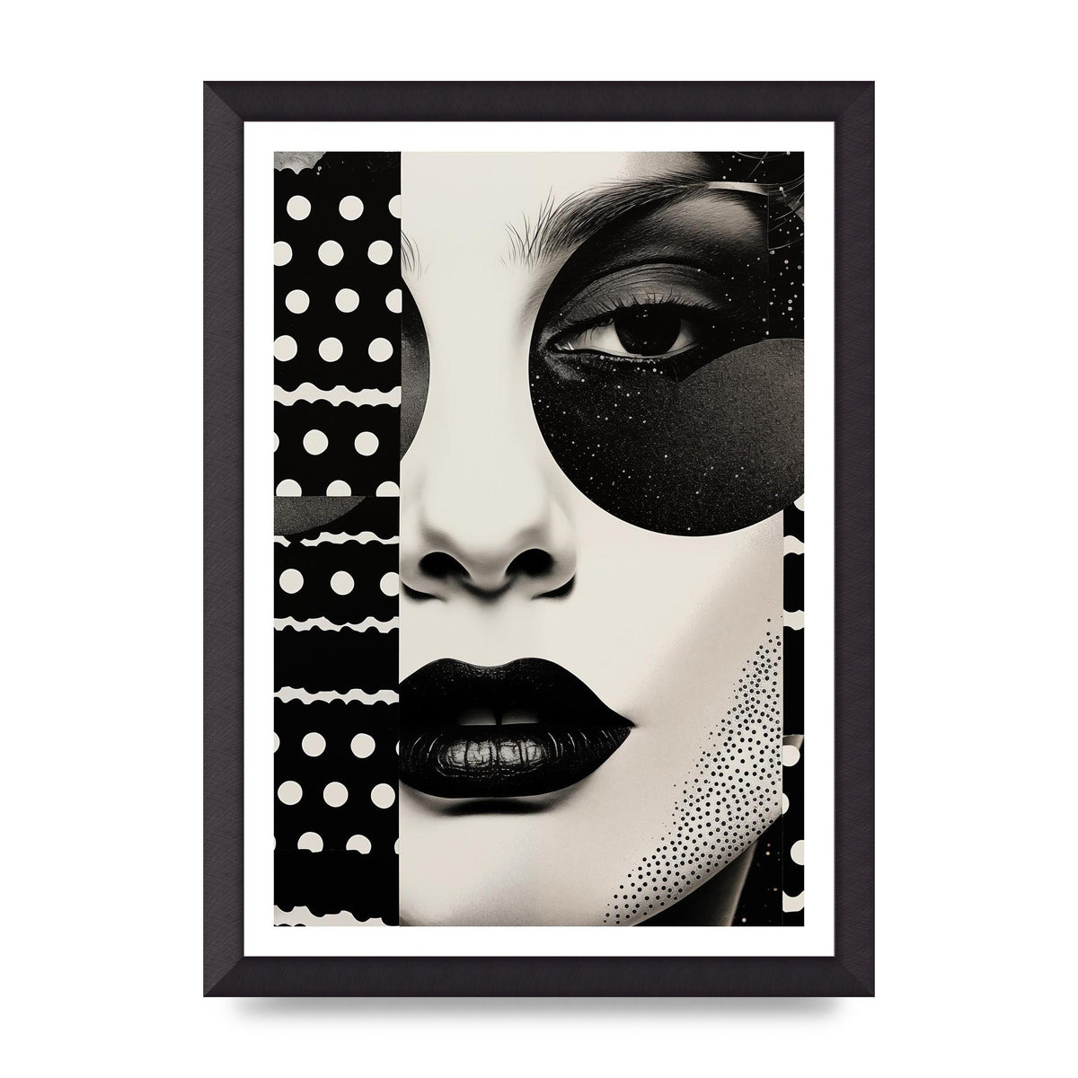 Diverse Textured Black and White Masterpiece