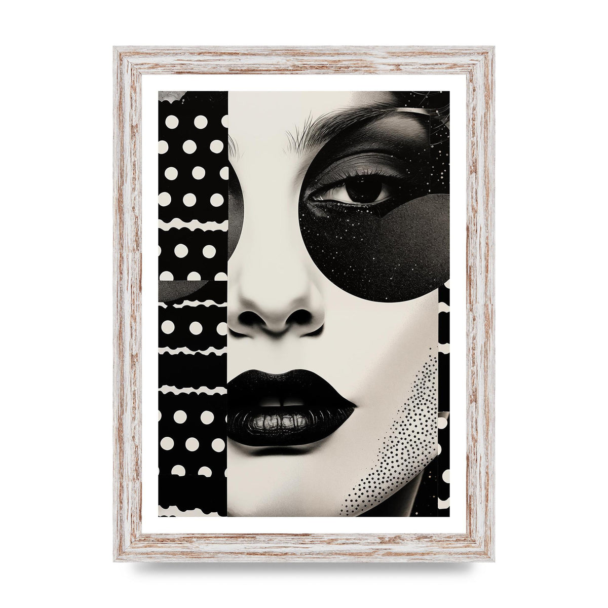 Diverse Textured Black and White Masterpiece