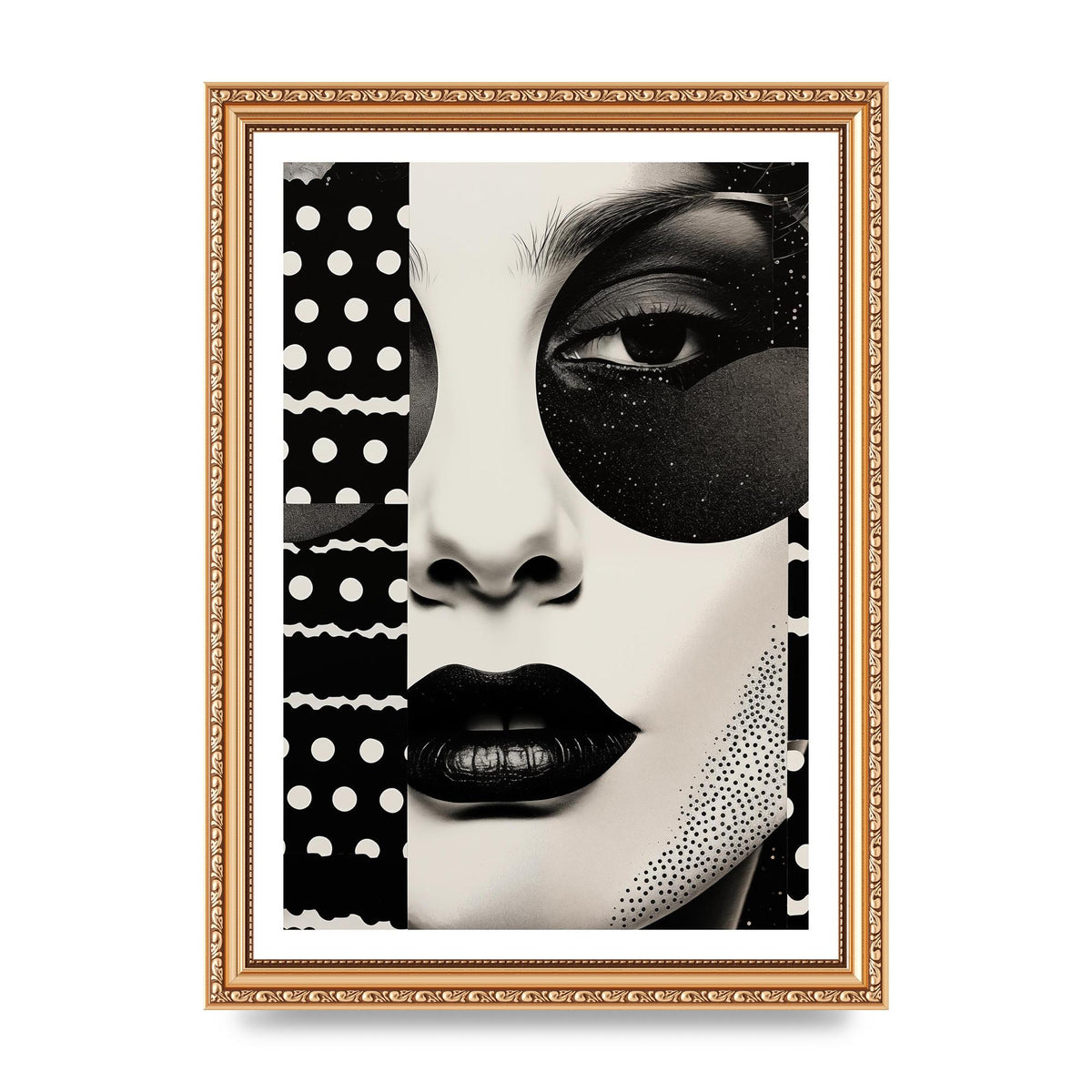 Diverse Textured Black and White Masterpiece