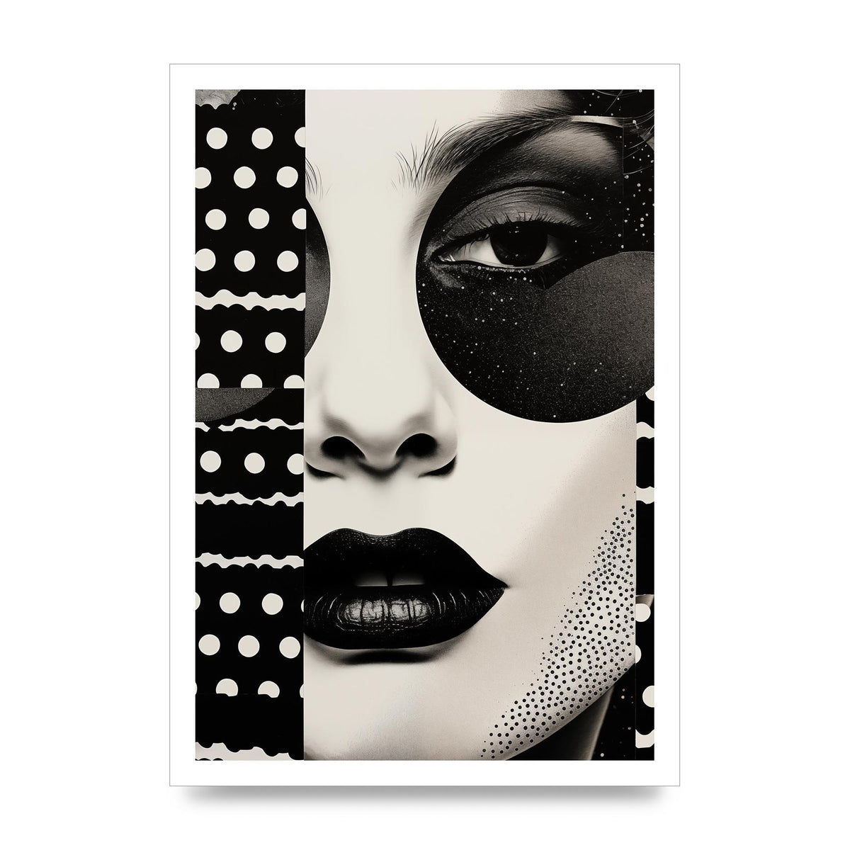 Diverse Textured Black and White Masterpiece