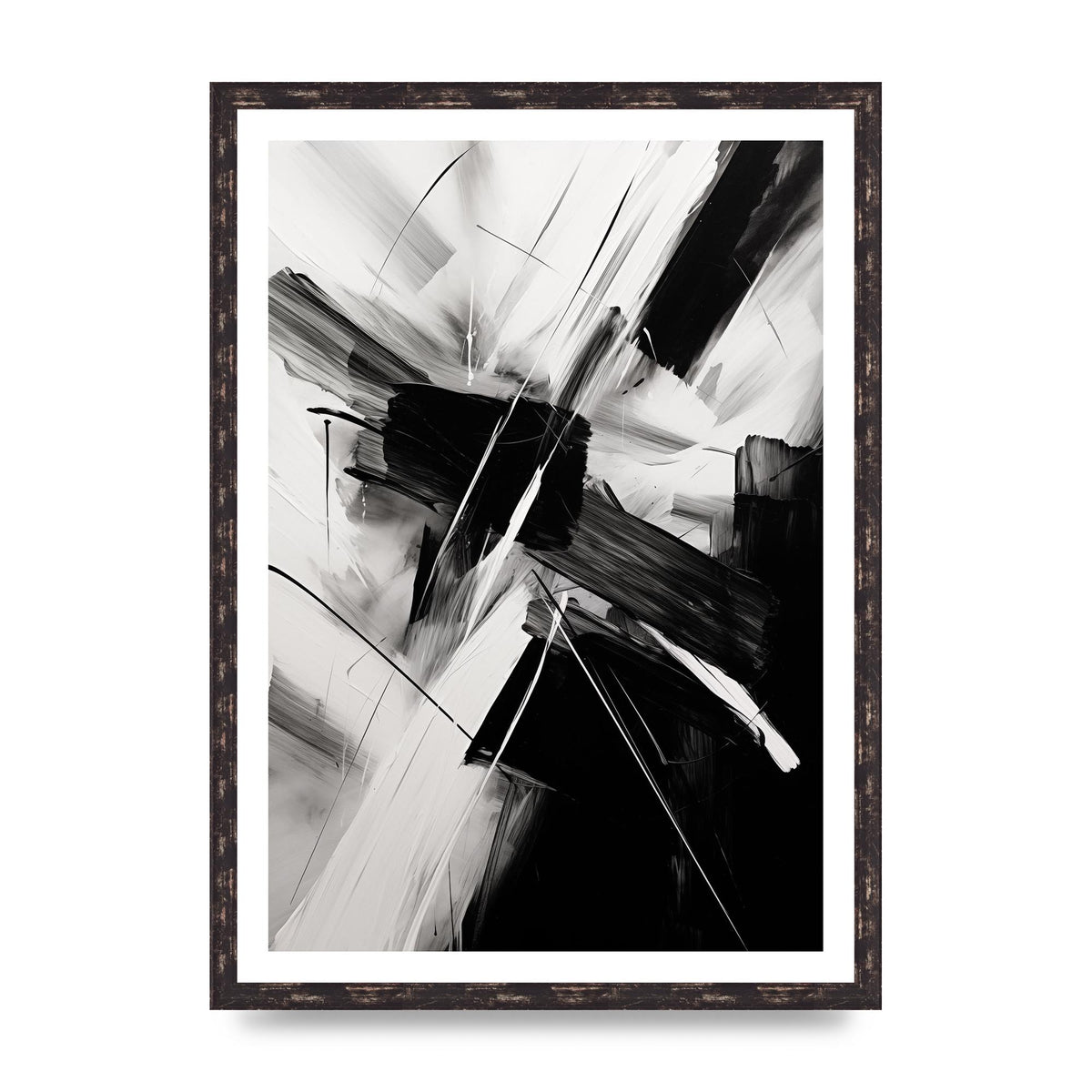 Stunning Black and White Charcoal Art
