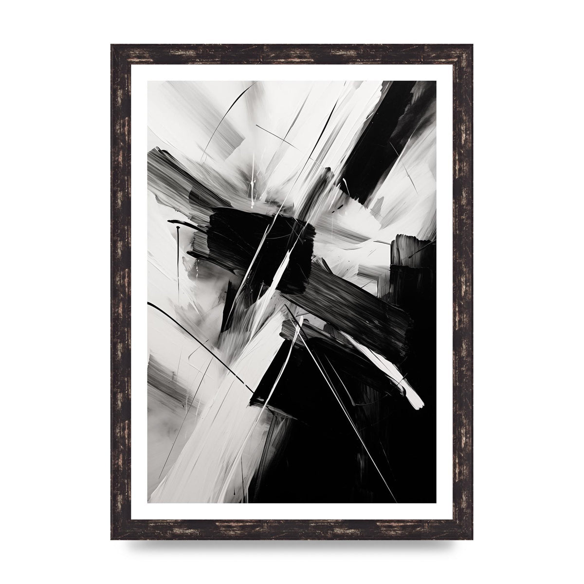 Stunning Black and White Charcoal Art