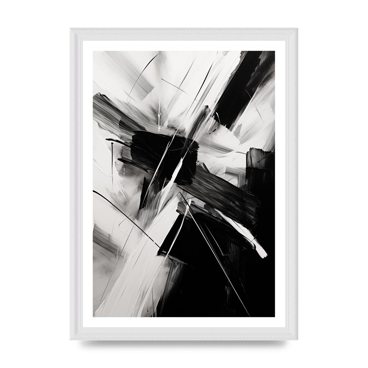 Stunning Black and White Charcoal Art