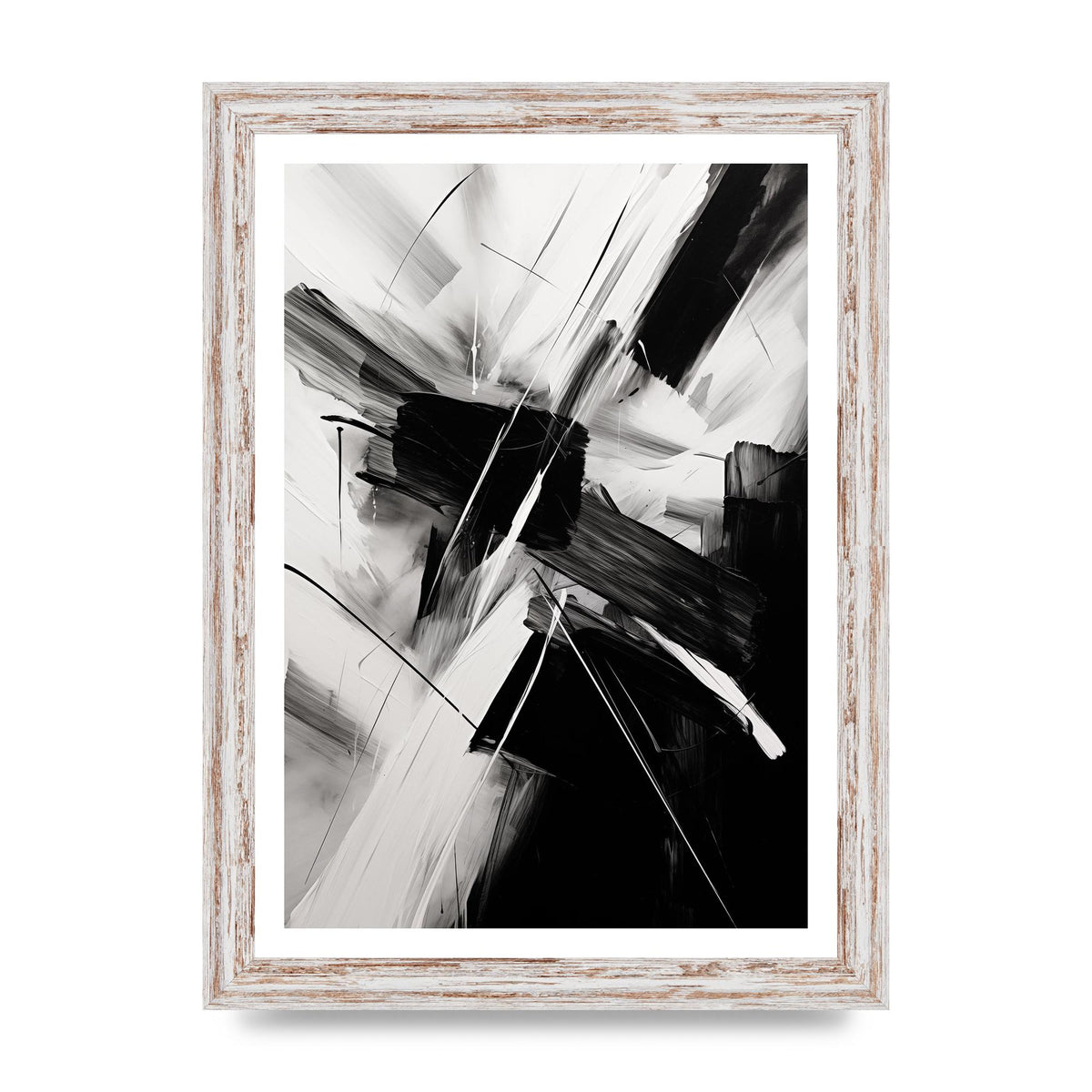 Stunning Black and White Charcoal Art