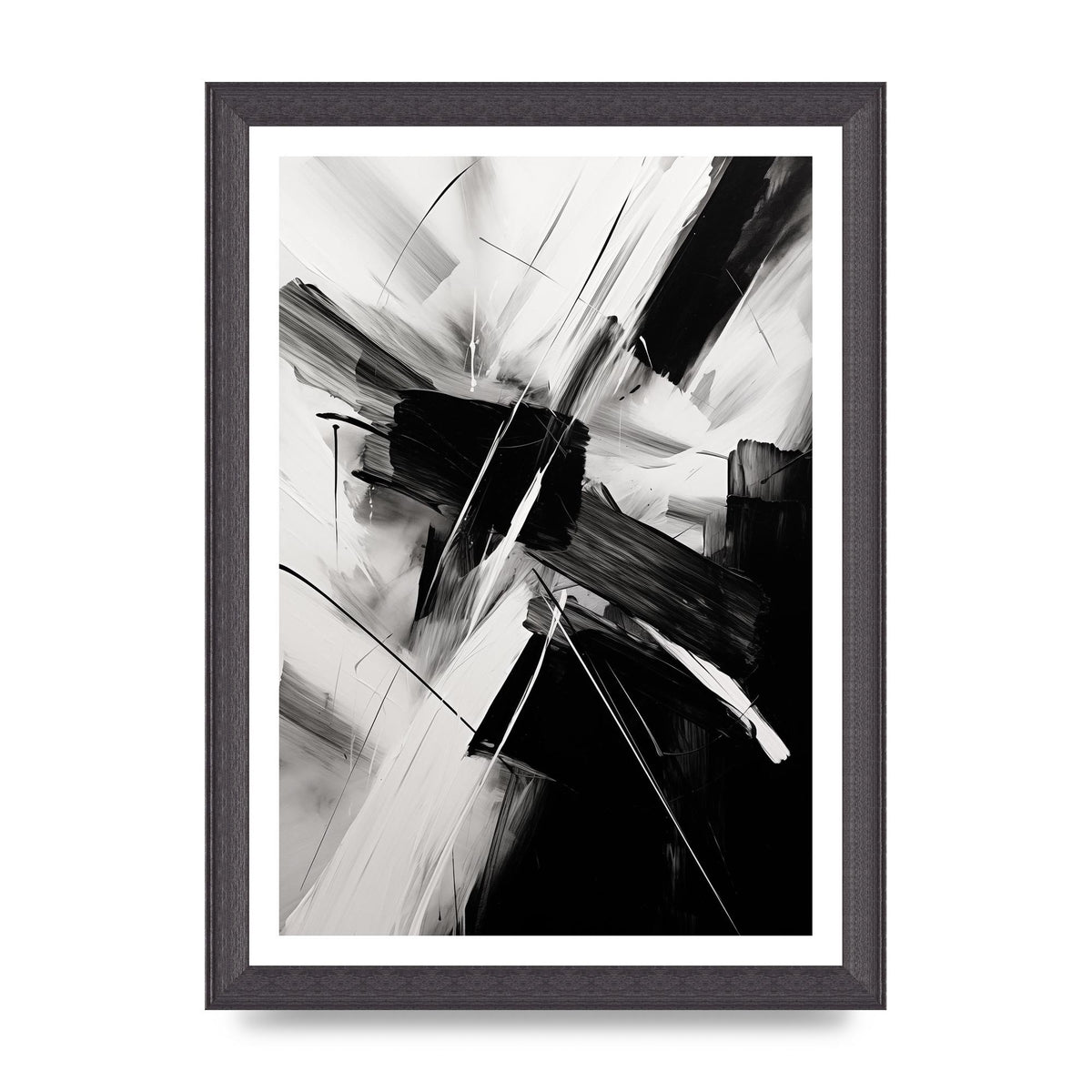 Stunning Black and White Charcoal Art