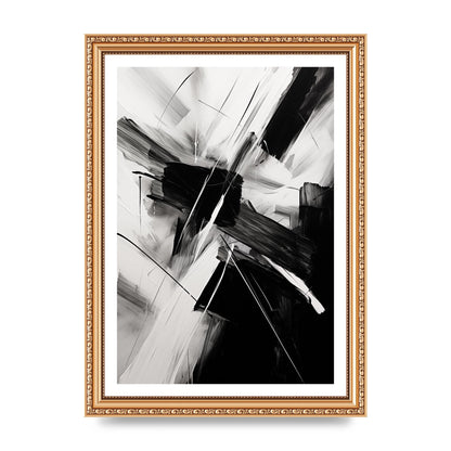 Stunning Black and White Charcoal Art