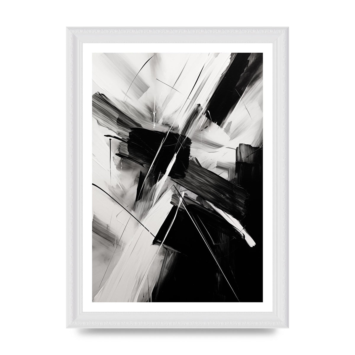 Stunning Black and White Charcoal Art