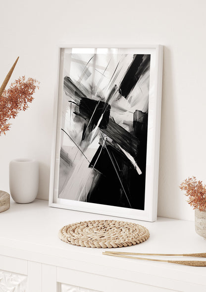 Stunning Black and White Charcoal Art