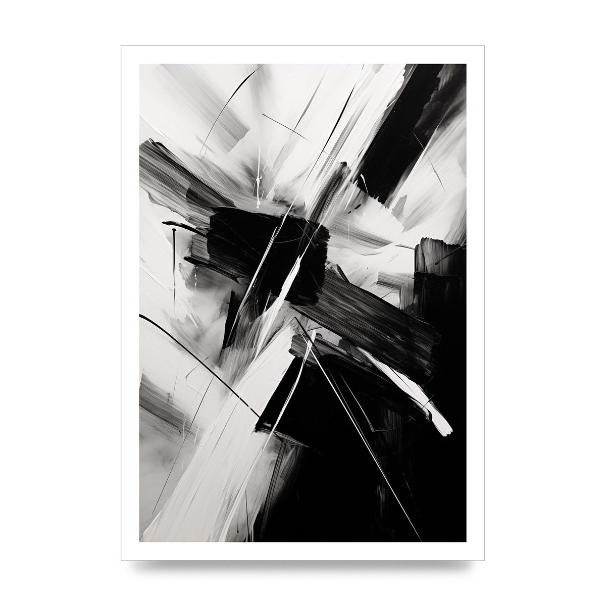 Stunning Black and White Charcoal Art