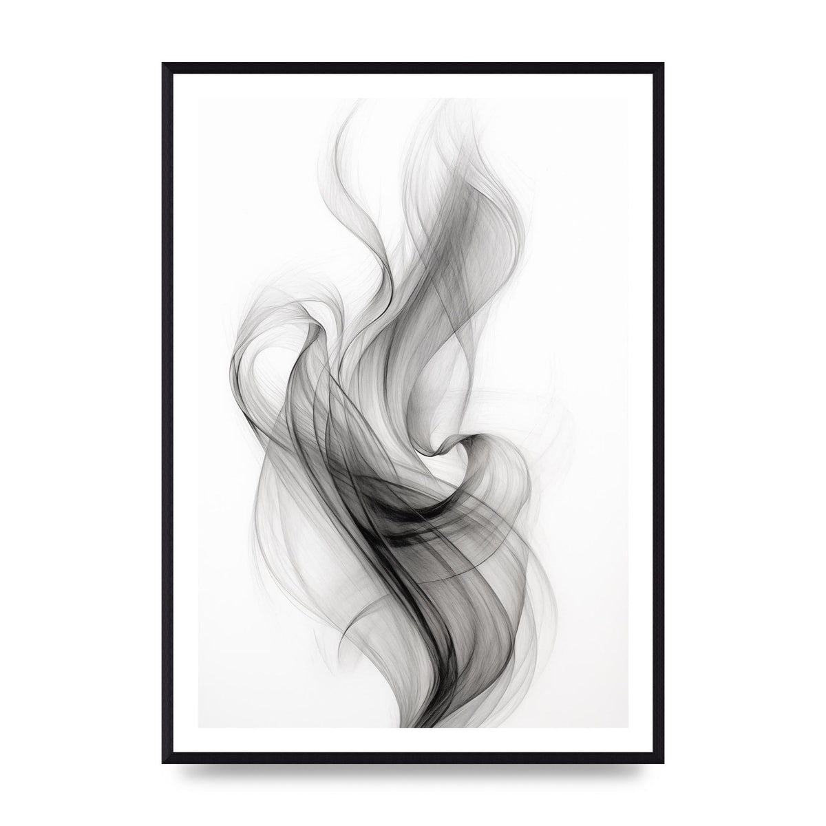 Intricately Woven Monochromatic Art Piece