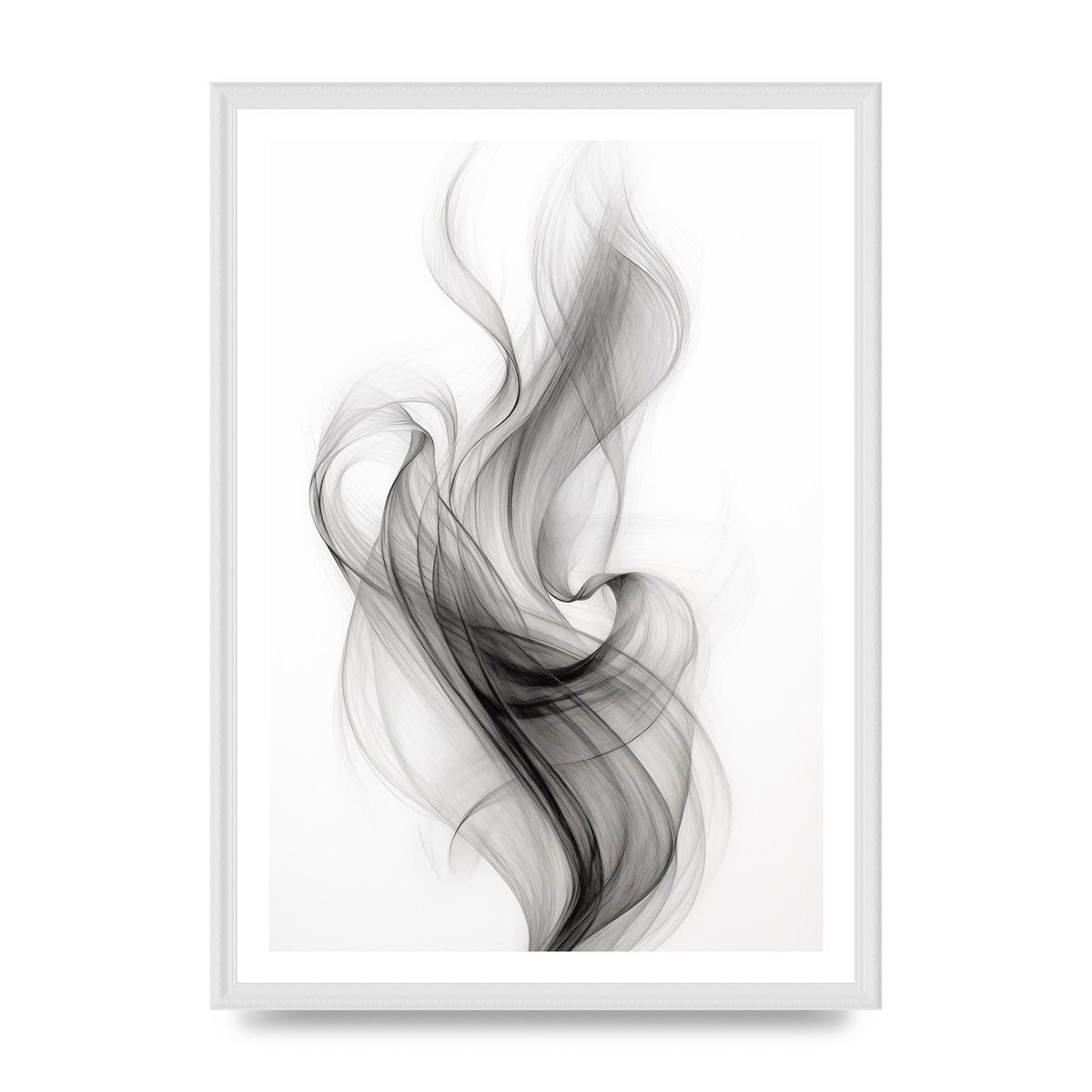 Intricately Woven Monochromatic Art Piece