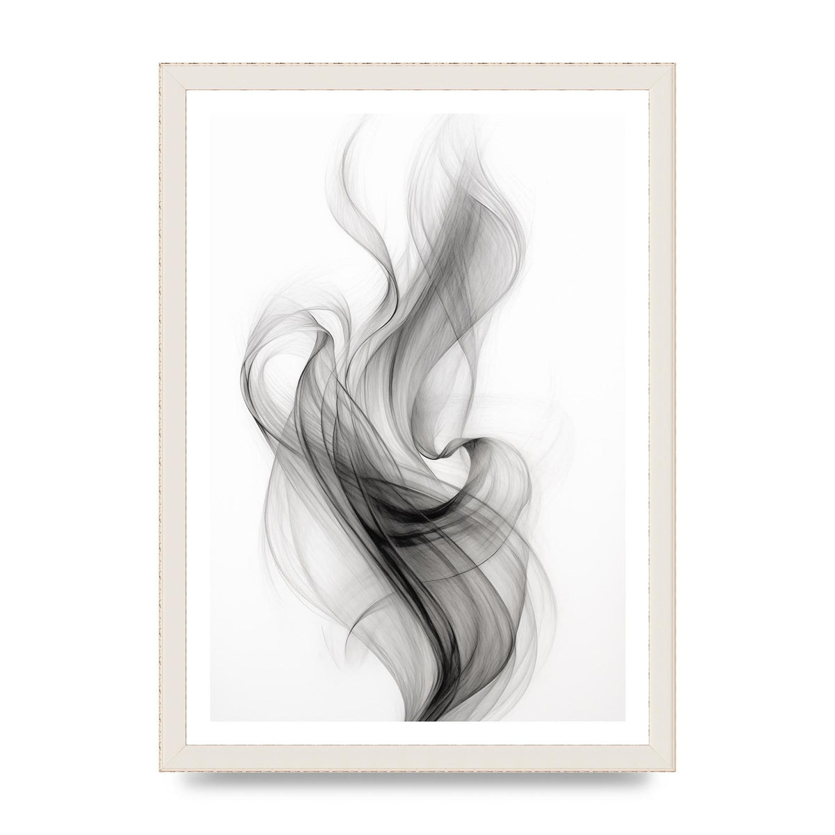 Intricately Woven Monochromatic Art Piece