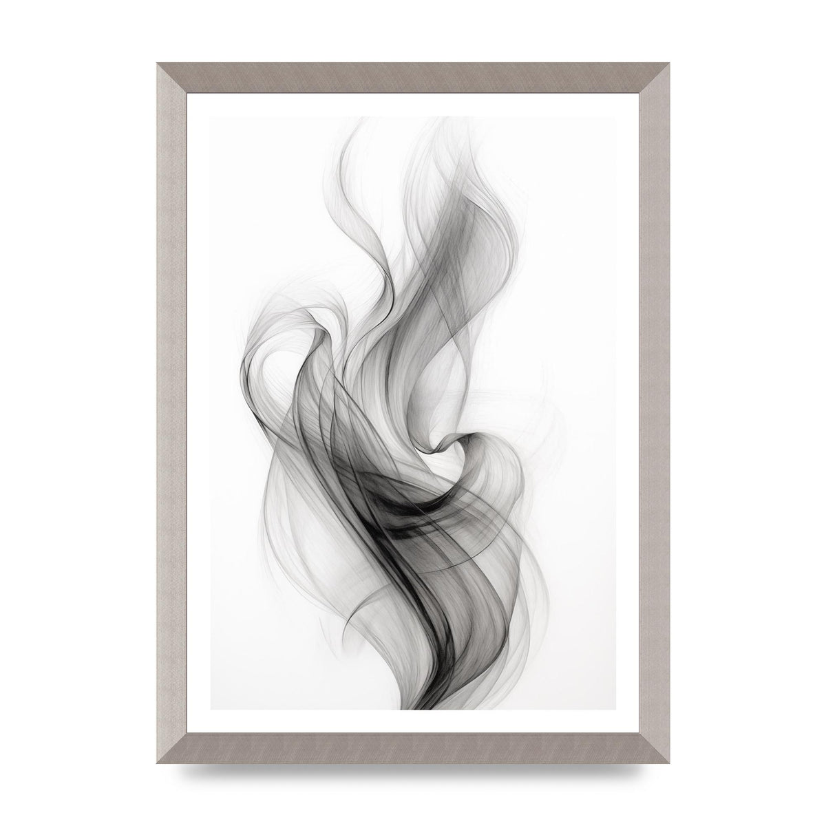 Intricately Woven Monochromatic Art Piece