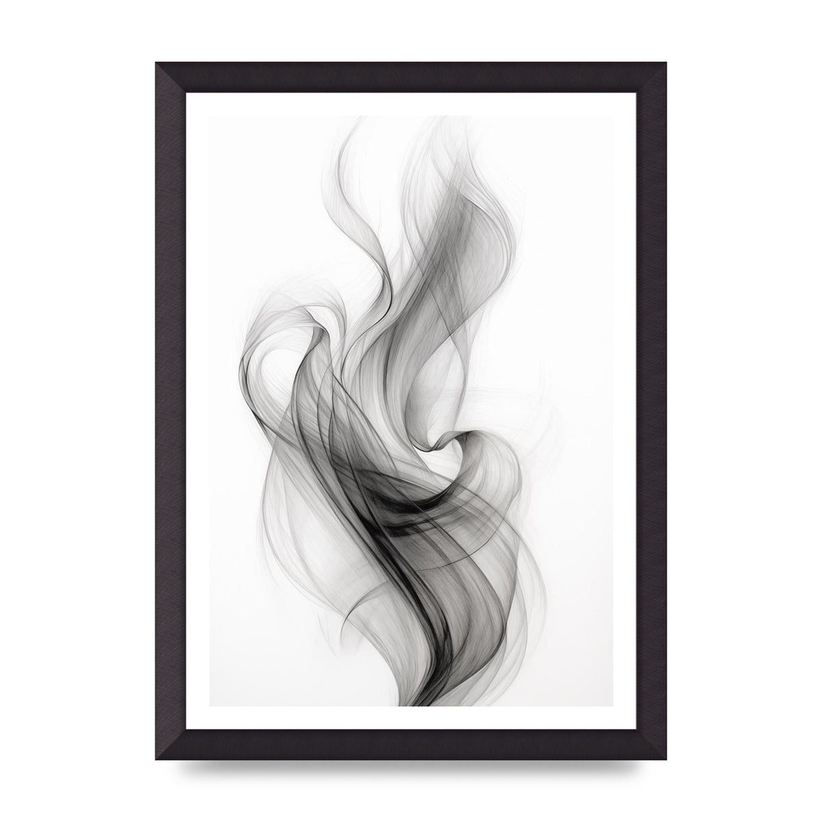 Intricately Woven Monochromatic Art Piece