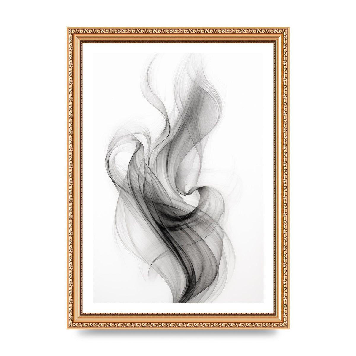 Intricately Woven Monochromatic Art Piece