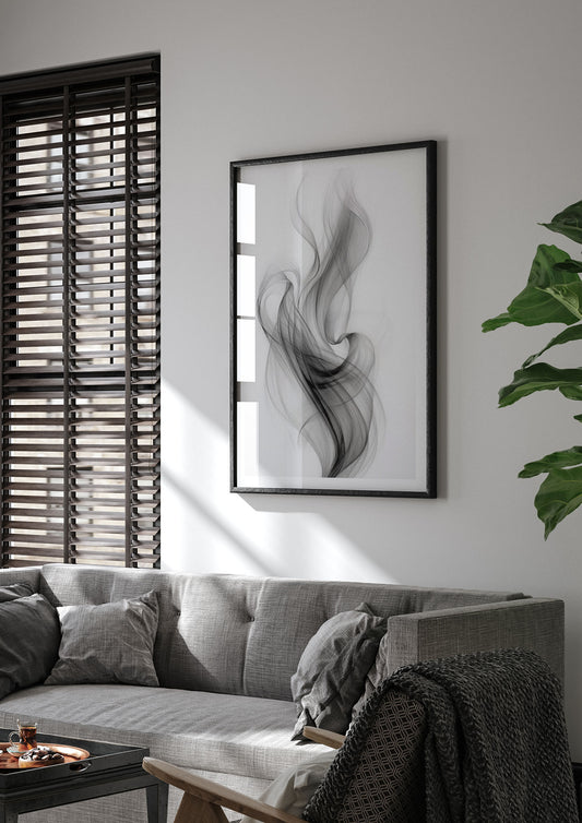 Intricately Woven Monochromatic Art Piece