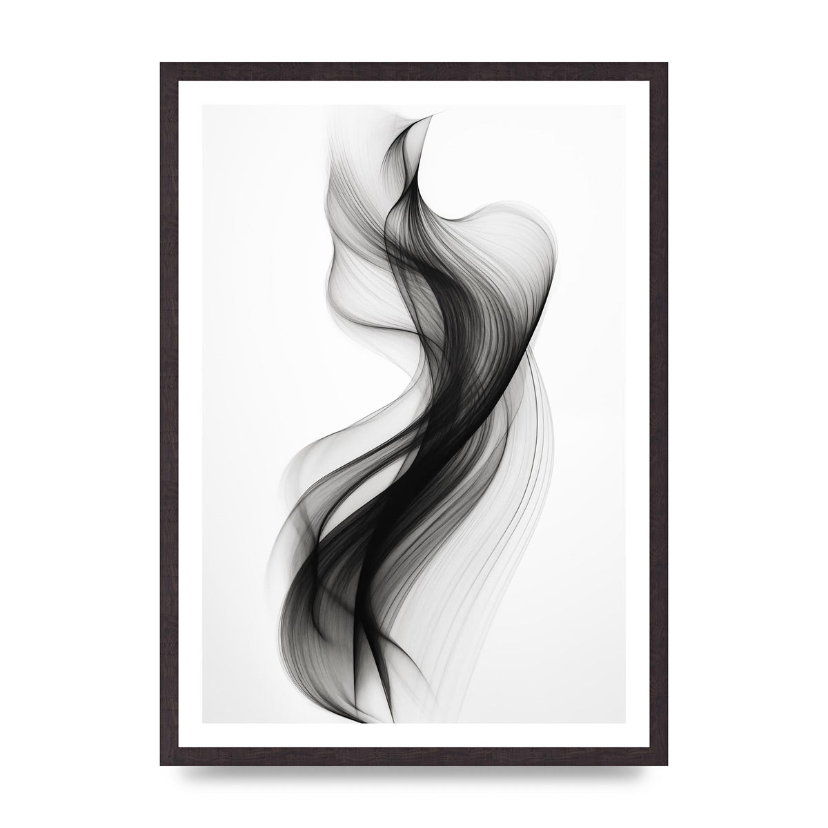 Abstract Organic Shapes in Monochrome